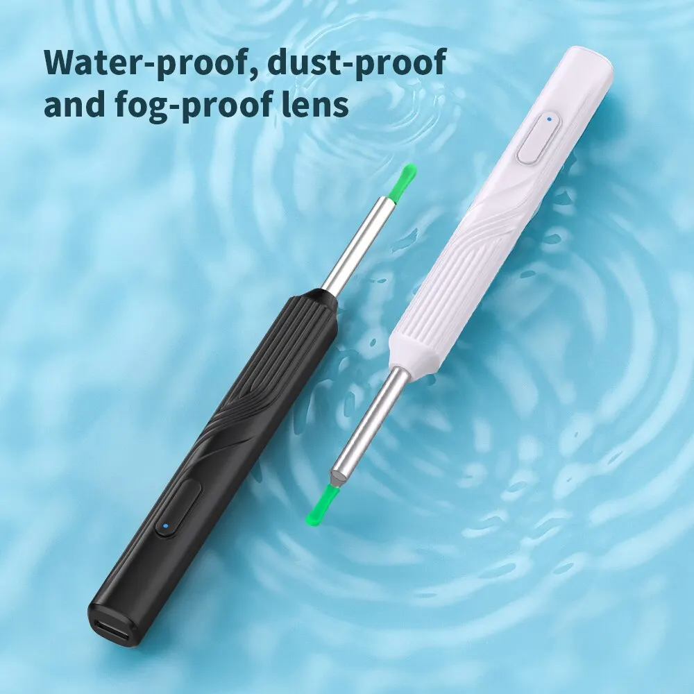 Wireless Ear Cleaner with Camera HD Earwax Remover 6 LED Lights Waterproof Otoscope Ear Wax Removal Kit for iPhone Android