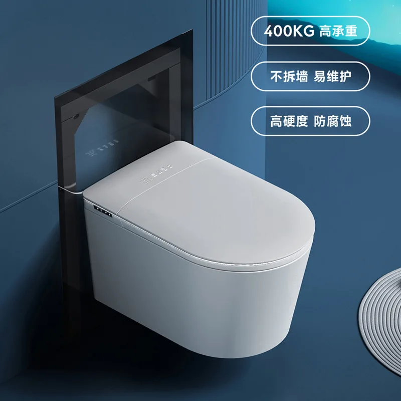 

Бытовой настенный умный унитаз Полнофункциональный встроенный подвесной унитаз Настенный унитаз с женской мойкой Постоянная температура