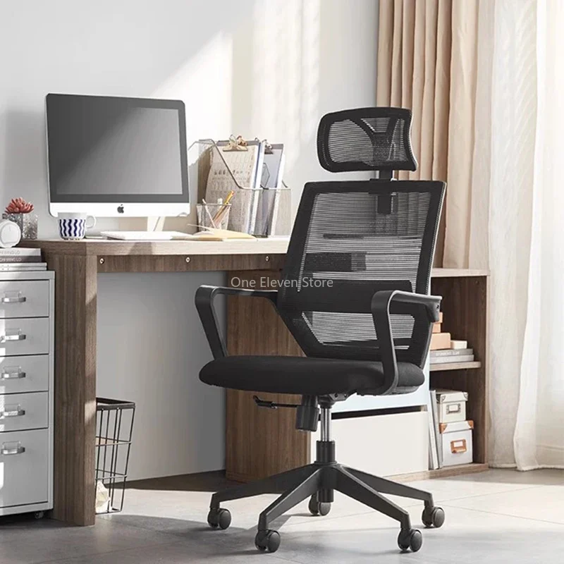 Chaise de bureau ergonomique en mousseline de soie, chaises de jeu, fauteuil léger, fauteuil inclinable, offres de joueur