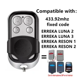 ERREKA Remote Control Door Copier Cloner Suitable for RESON 1/RESON 2 Remote Transmitter 433.92MHz 4 Key