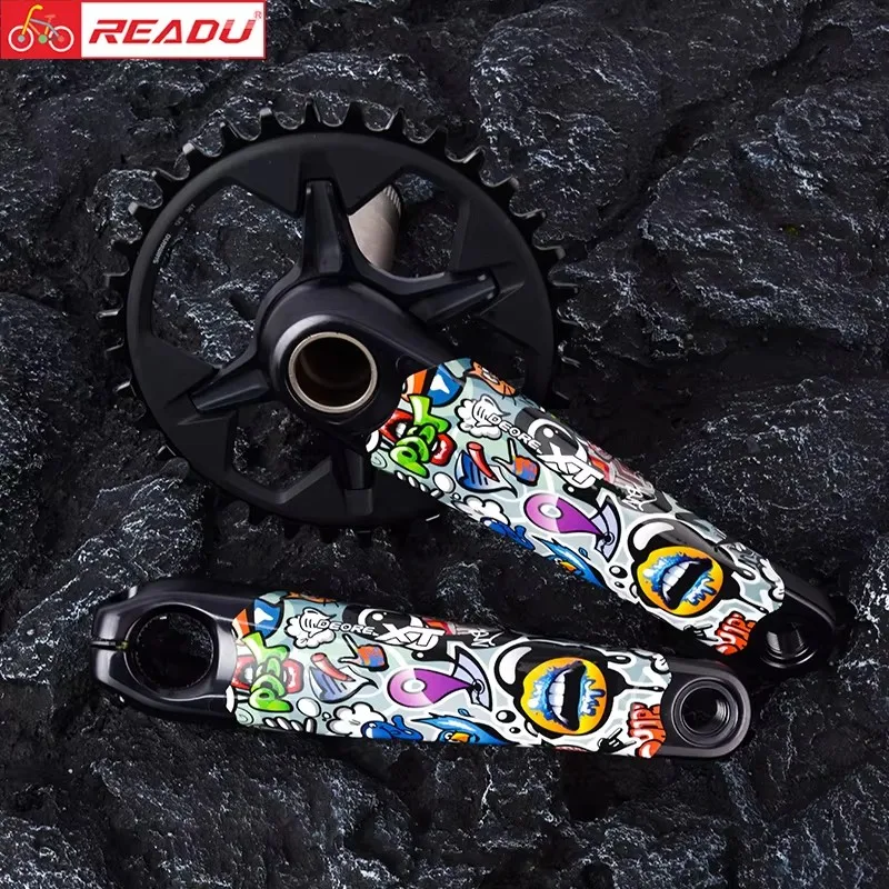 

M8100 XT crankset decals deore Tooth plate crank arm protection DIY stickers Covers fit for Shimano M8100 XT Cranks decals