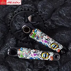 M8100 XT crankset decals deore Tooth plate crank arm protection DIY stickers Covers fit for Shimano M8100 XT Cranks decals