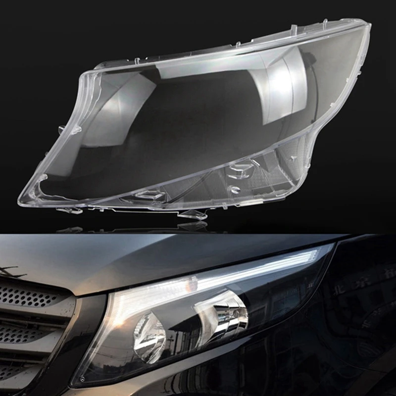 

Headlight Glass Head Light Lamp Transparent Lampshade Lamp Shell Cover For Mercedes-Benz Vito V-CLASS