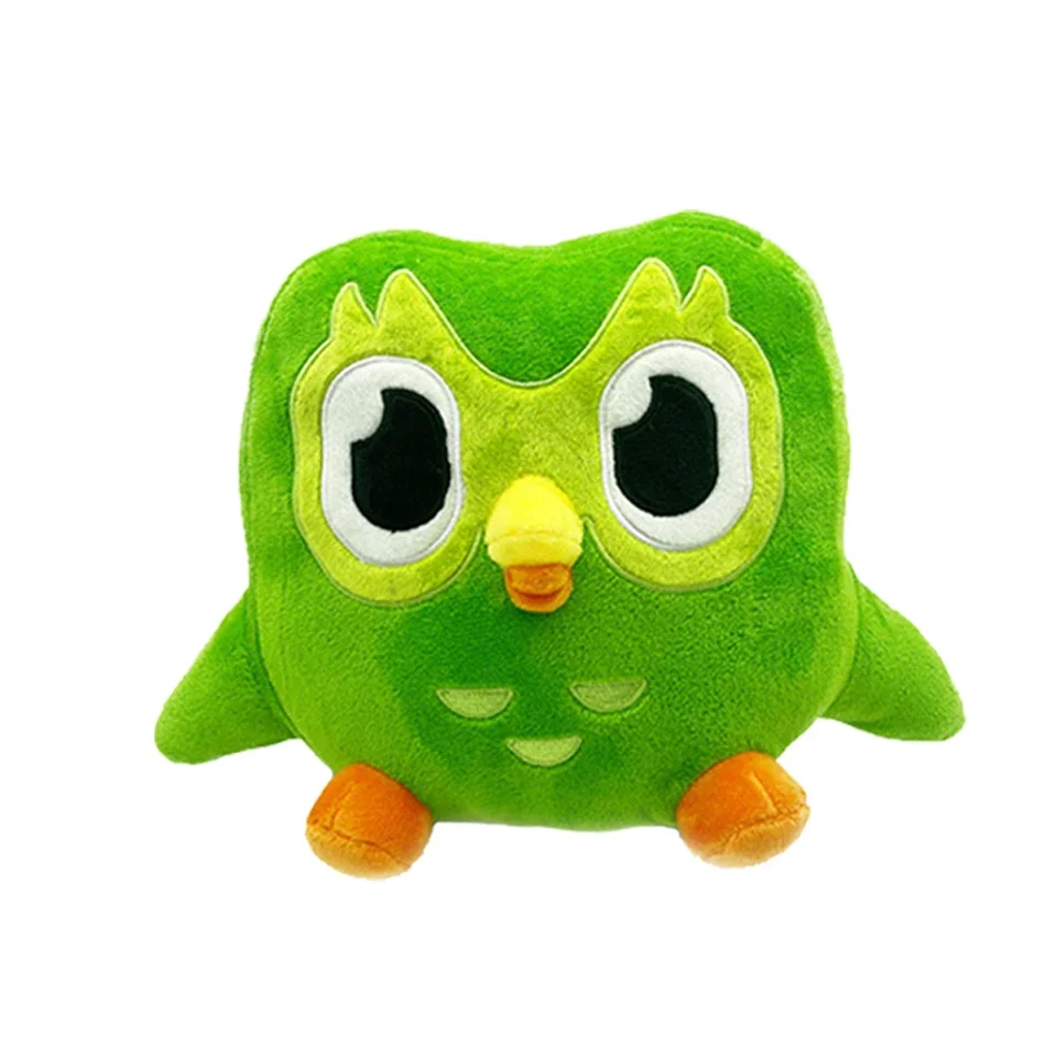 20cm Lovely Green Duo Plushie of Duo The Owl Cartoon Anime Plush Toy Soft Stuffed Animal Plushie Dolls Children Birthday Gift