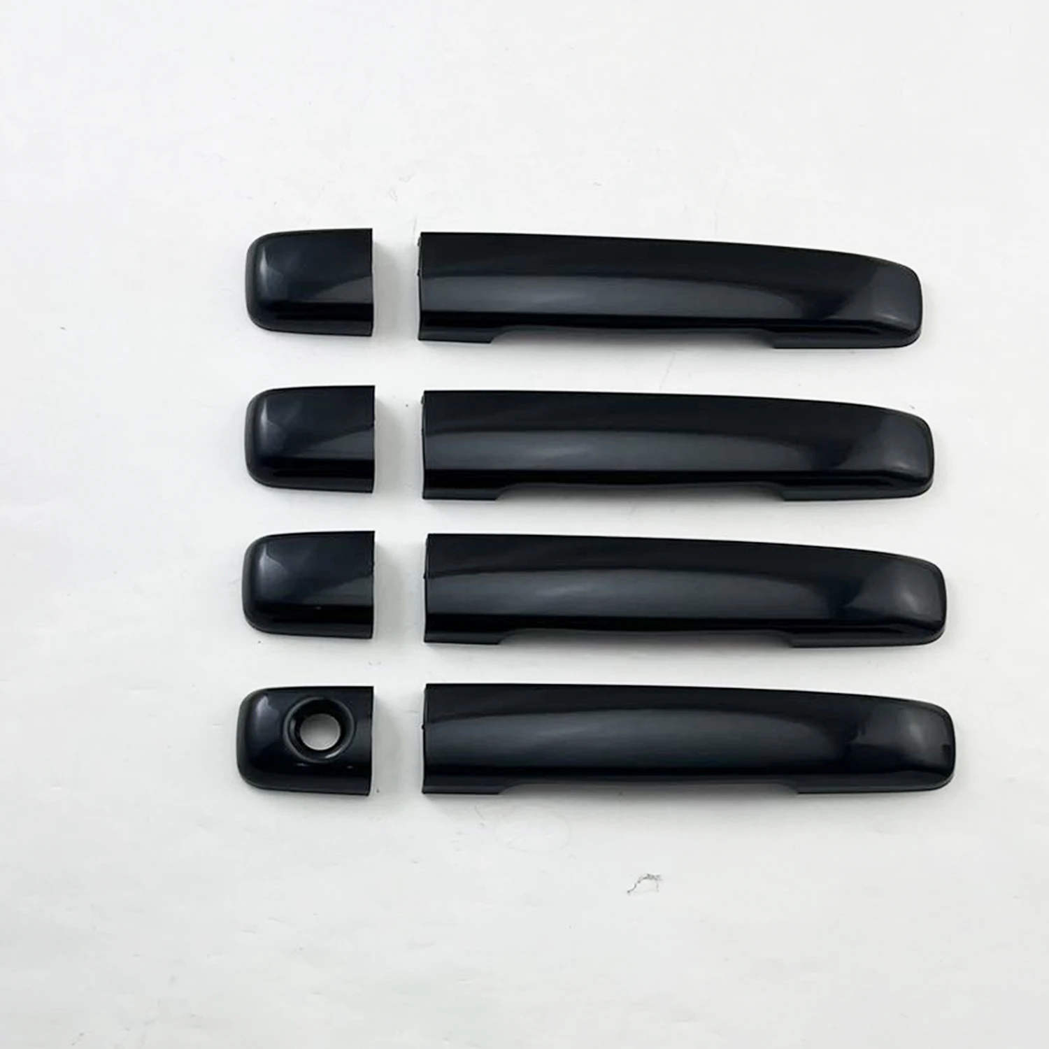 

For Nissan Sylphy 2006 2007 2008 2009 High Quality Door Handle Bowl Cover ABS Plastic Black Carbon Plating 8PCS