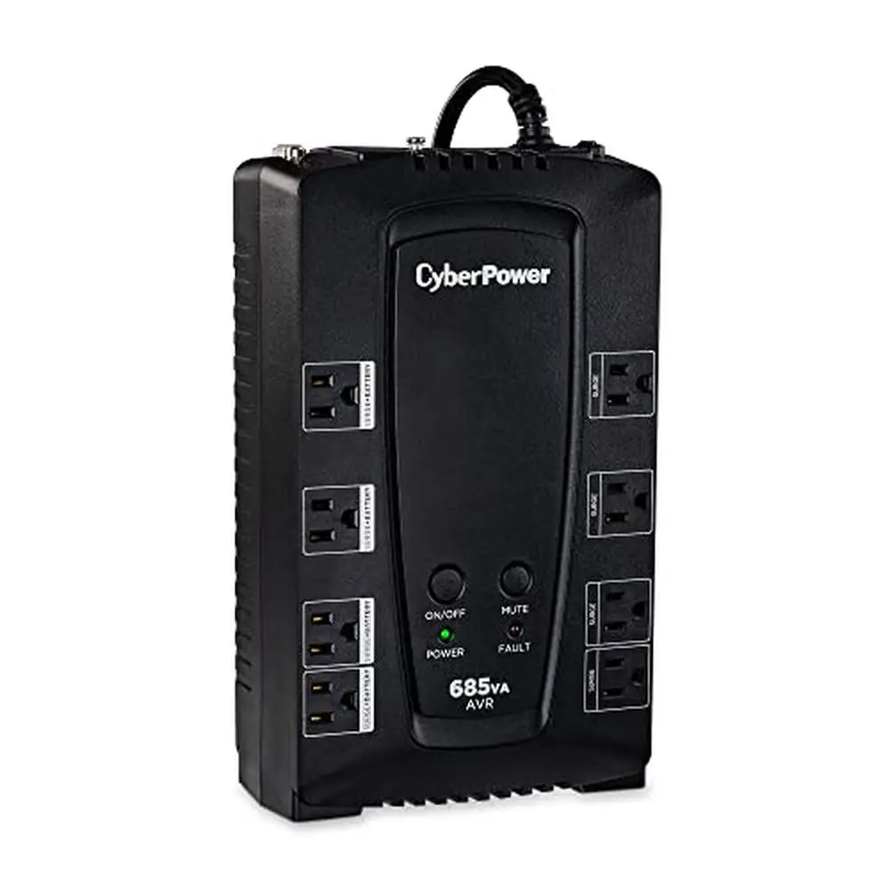 685VA/390W UPS Battery Backup System Desktop Computers Networking Equipment