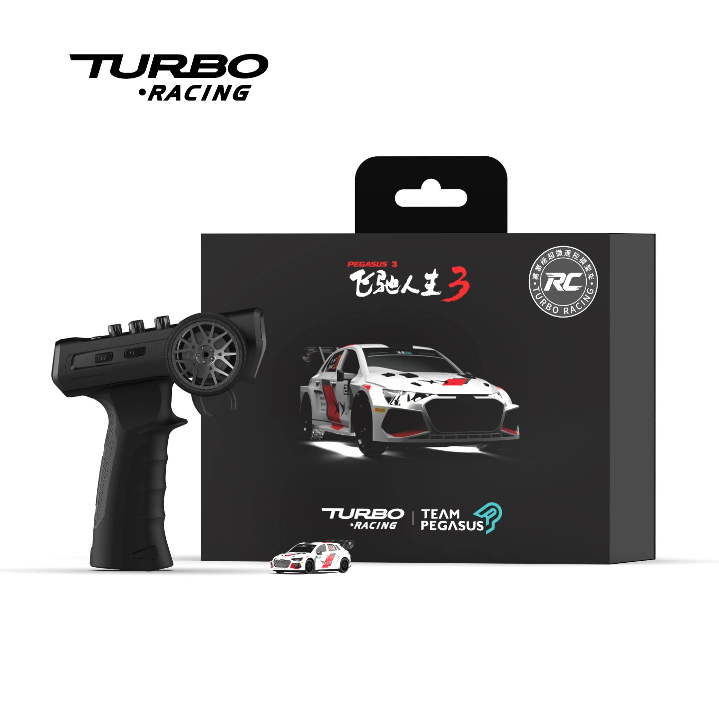 Turbo Racing C78 1:76 Rc Car Mini Pegasus 3 Official Joint Limited Edition RC Drift Car Racing Car Collection Tabletop Toy Gifts