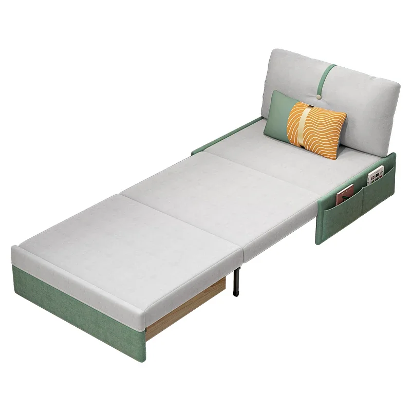 

Lunch break balcony single retractable children's multi-functional folding bed