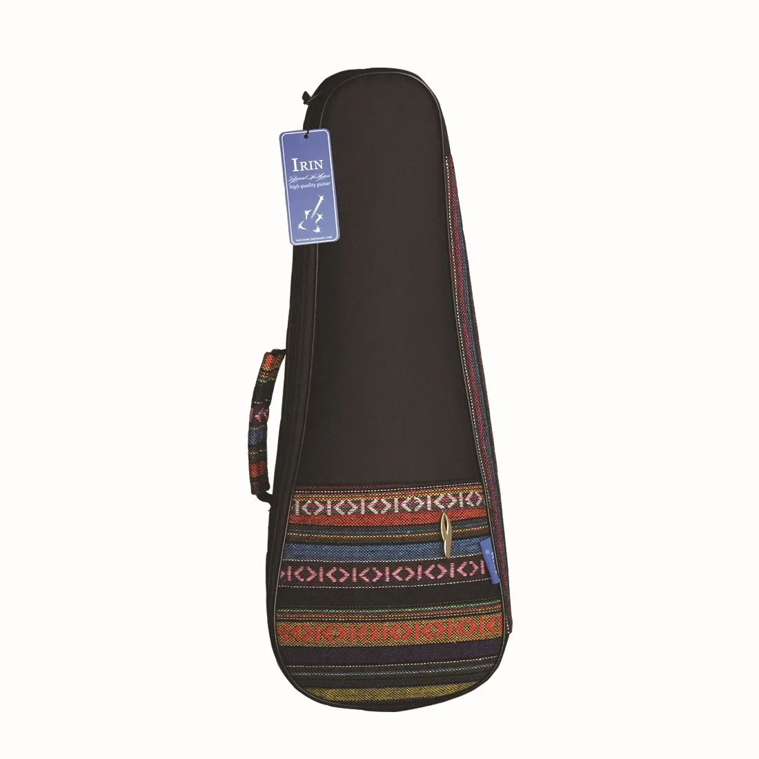 IRIN 21-Inch Ukulele Backpack Semi Ethnic Style Qin Bag with Cotton Musical Instruments & Accessories