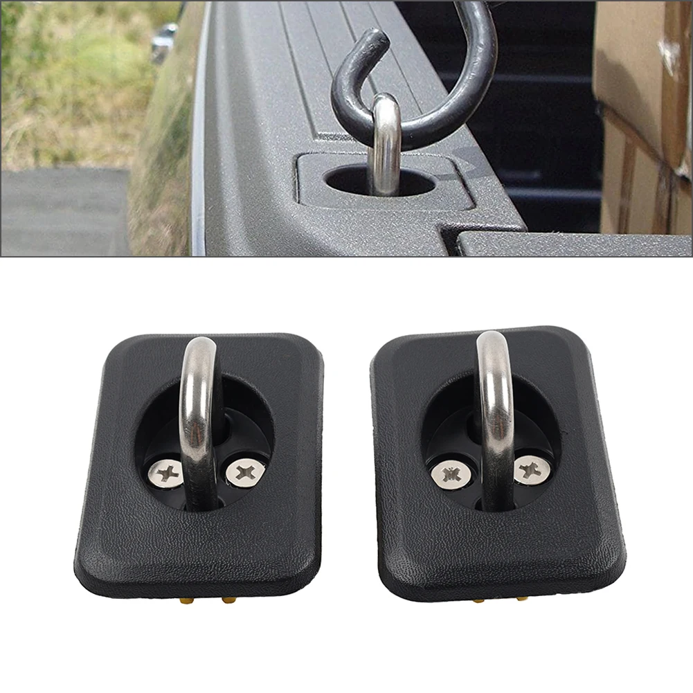 2Pcs Car Truck Bed Retractable Tie Down Anchors For Ford F150 F250 F350 For Chevrolet For GMC For Dodge RAM 1500 2500 3500