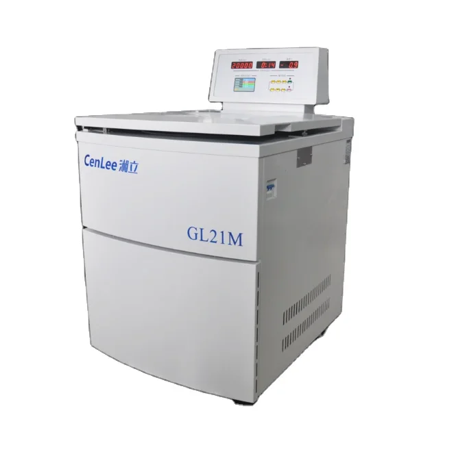 

GL-21M Large Capacity High Speed Refrigerated Centrifuge Continuous Separator Centrifuga 3000ml Lab Blood Centrifuge Machine