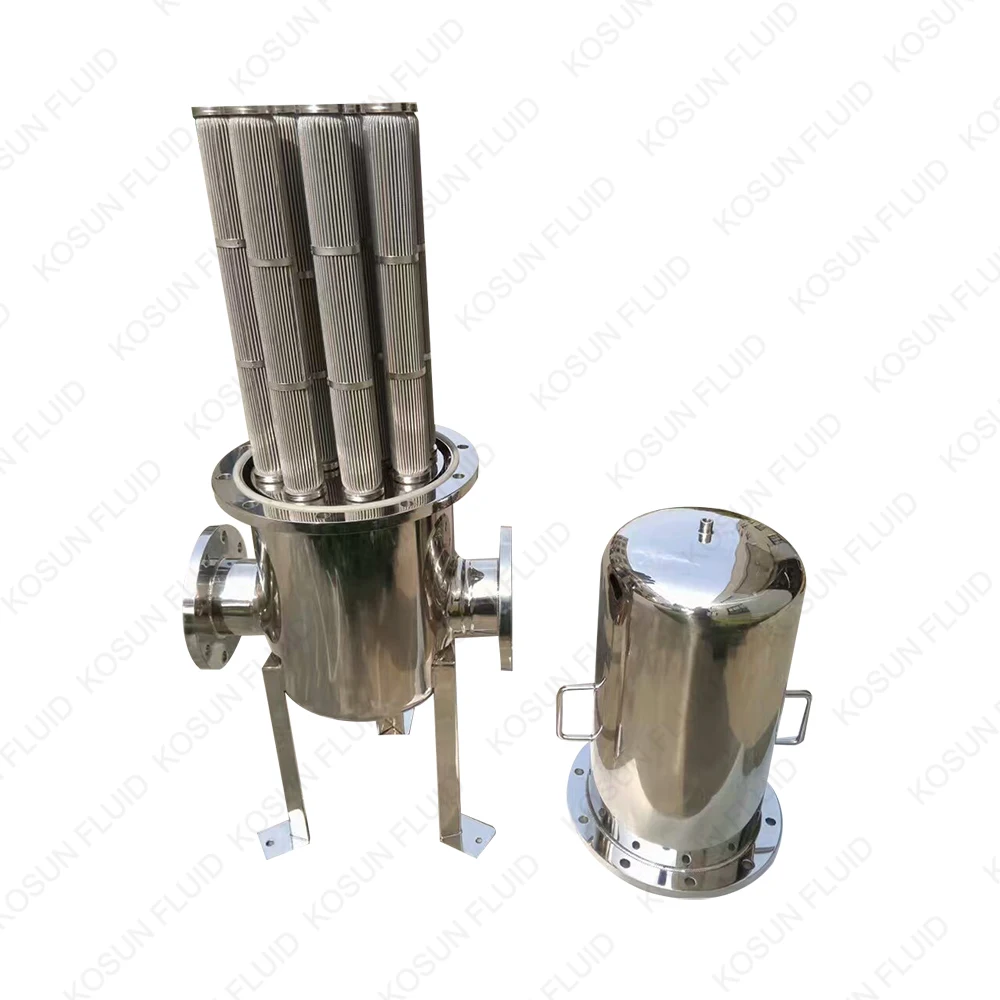 Stainless Steel Sterile Filter Housing Compatible With P-EG Compressed Air Gas Steam Sanitary Filtration Vessel