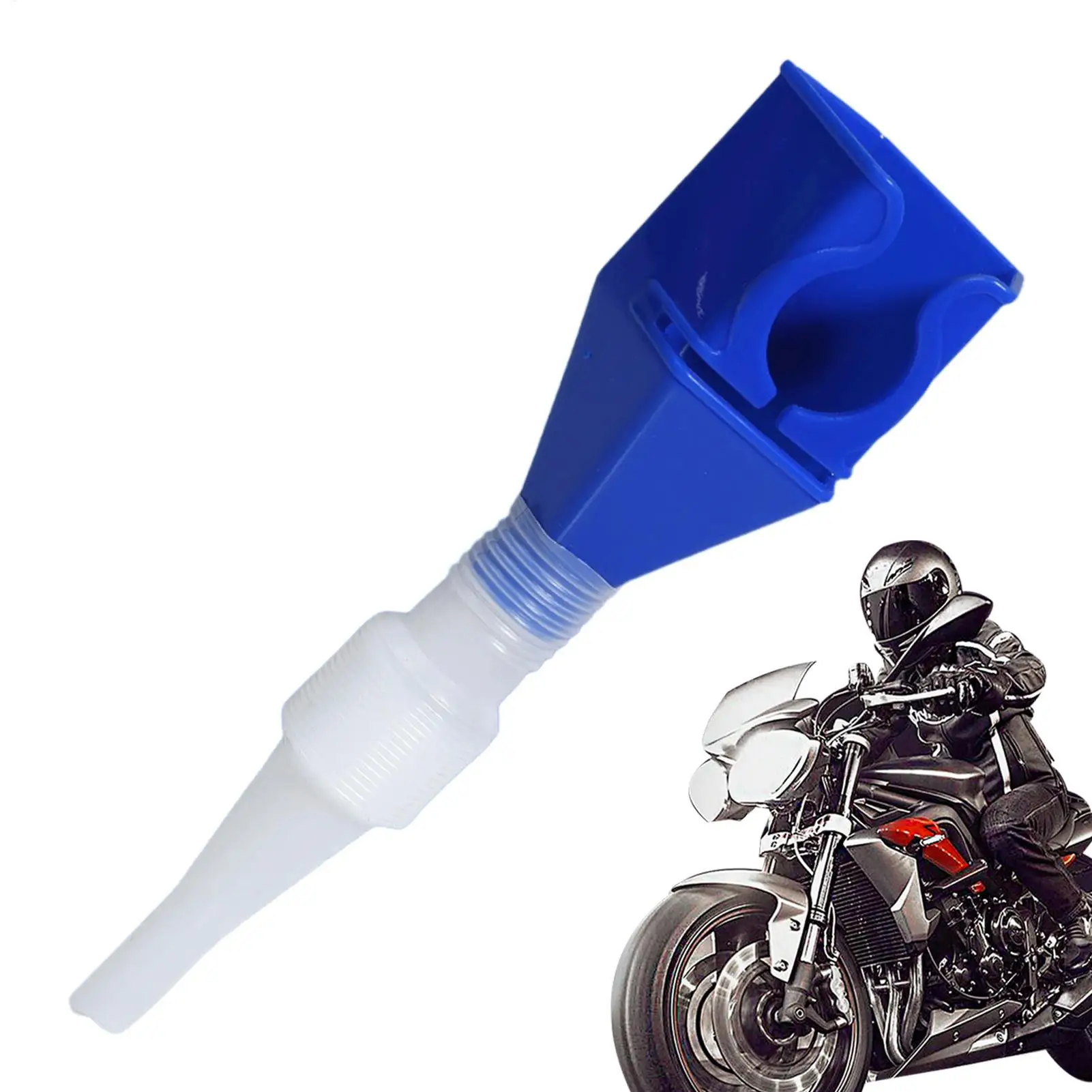 1 Stück Teleskopischer Tragbarer Trichter für Auto und Motorrad zum Benzin- und Öltransfer mit Filter, Ölwechsel-Zubehör