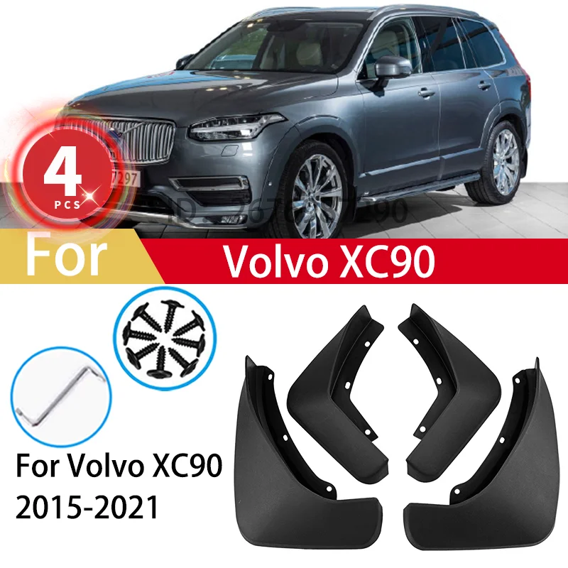 

For Volvo XC90 Xc 90 2015 2016 2017 2018 2019 2020 2021 Mud Flaps Guards Front Rear Fender Car Mudguards Accessories