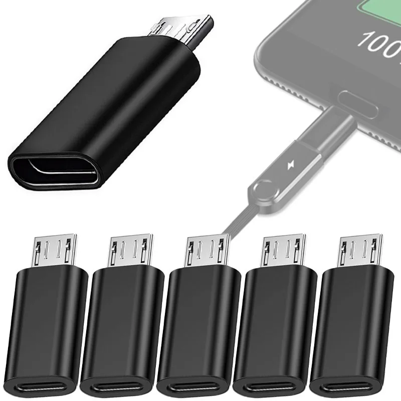 Adaptador USB C a Micro USB tipo C hembra a Micro USB macho convertidor adaptador Android OTG para Samsung Xiaomi Huawei teléfono tableta