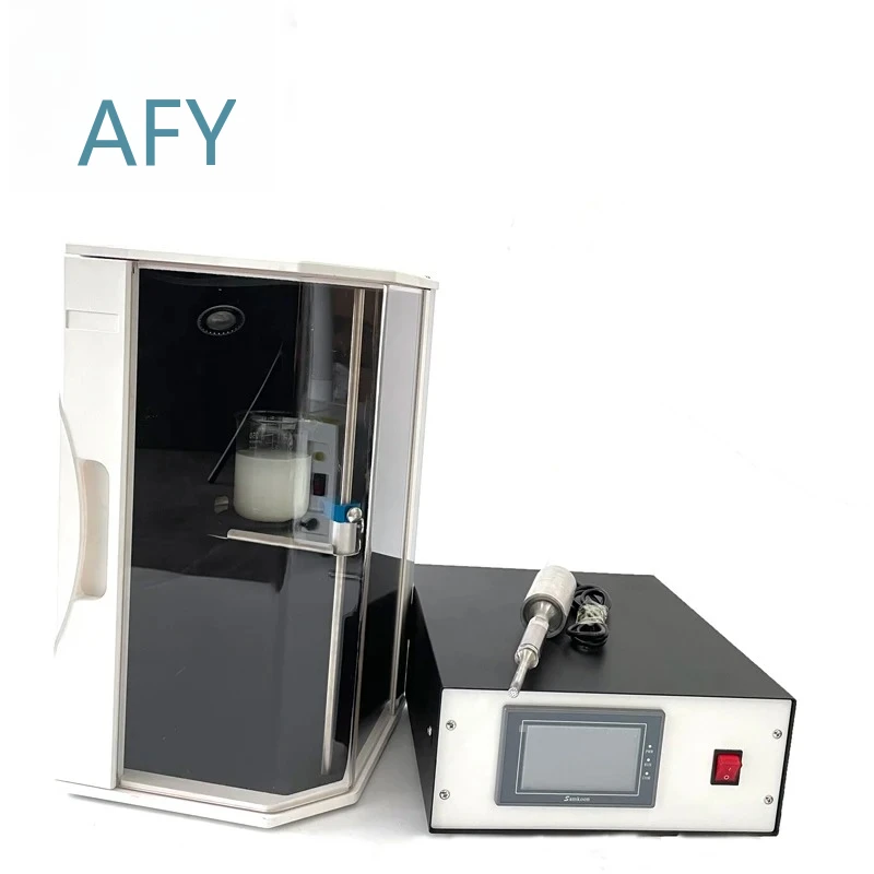 100W 20KHz Portable Semi-automatic Ultrasonic Homogenizer for Milk Dairy Emulsification Mixing Lab Equipment Homogenizer for