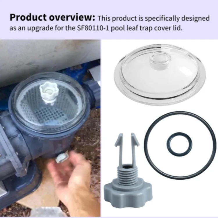 Leaf Trap Cover O ring Valve For Intex 12 Inch Sand Filter Pump Assembly SF80110 1