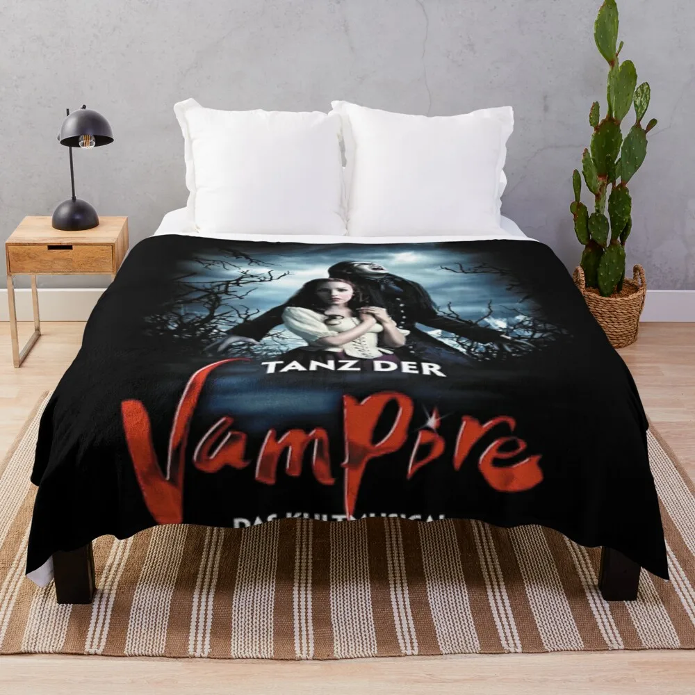 tanz der vampire Throw Blanket Flannels heavy to sleep Beach Sofas Blankets