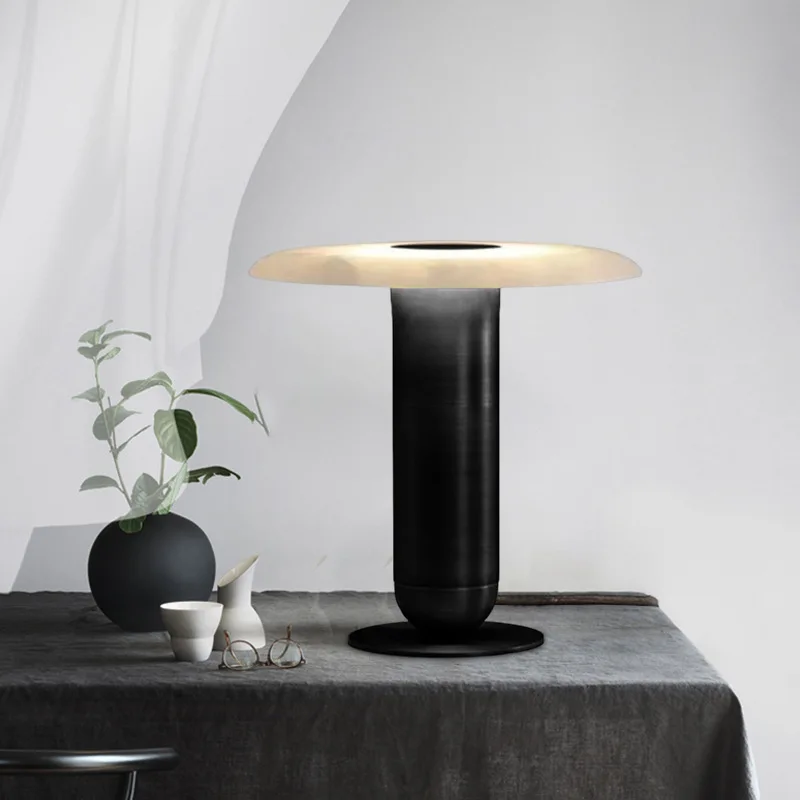 Spanish Marble Metal Mushroom Floor Lamps Minimalist Designer Bedroom Headboard Luxury Iron Art Readin Night Lights Decoration