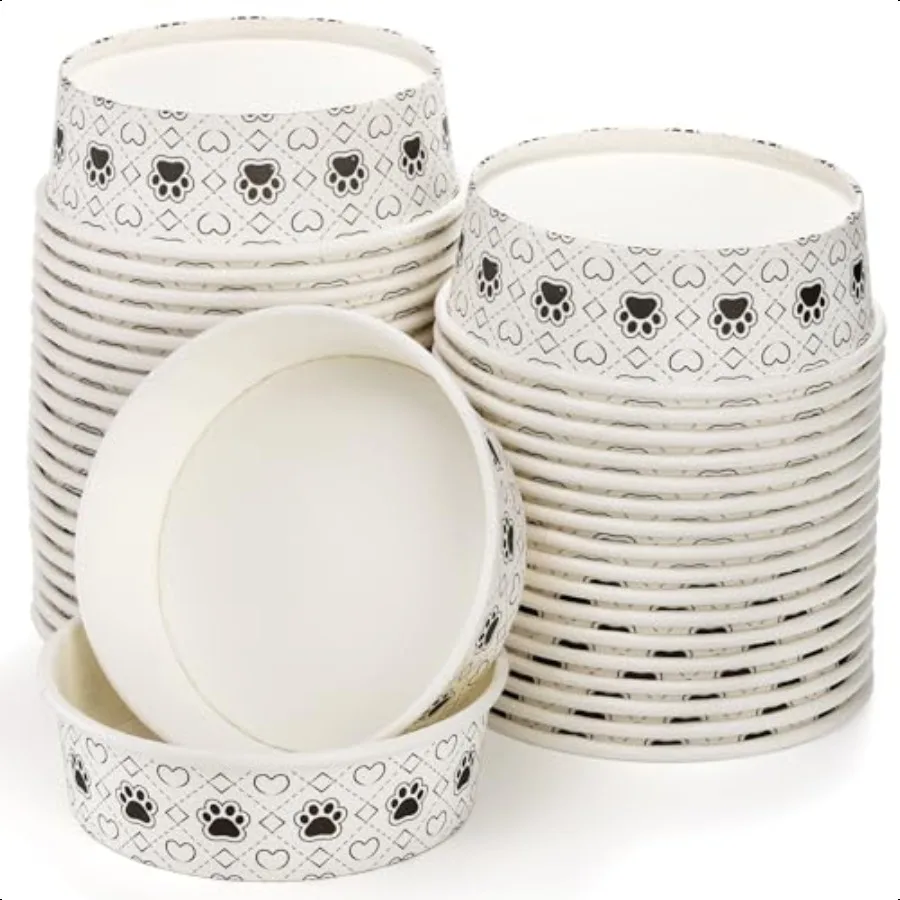 40Pcs Pets Bowls 16… - image