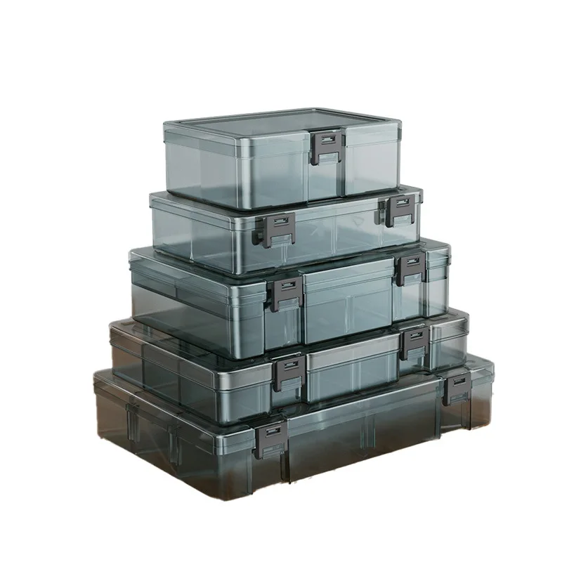 

Tool box Combined thickened transparent storage box