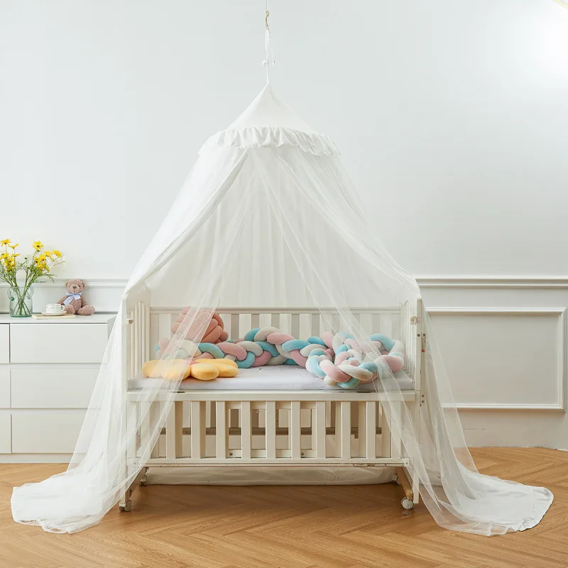 Baby Mosquito Net Dome Skin-friendly Breathable Anti-mosquito Blackout Mesh Bed Net Cartoon Children's Bedroom Decorations