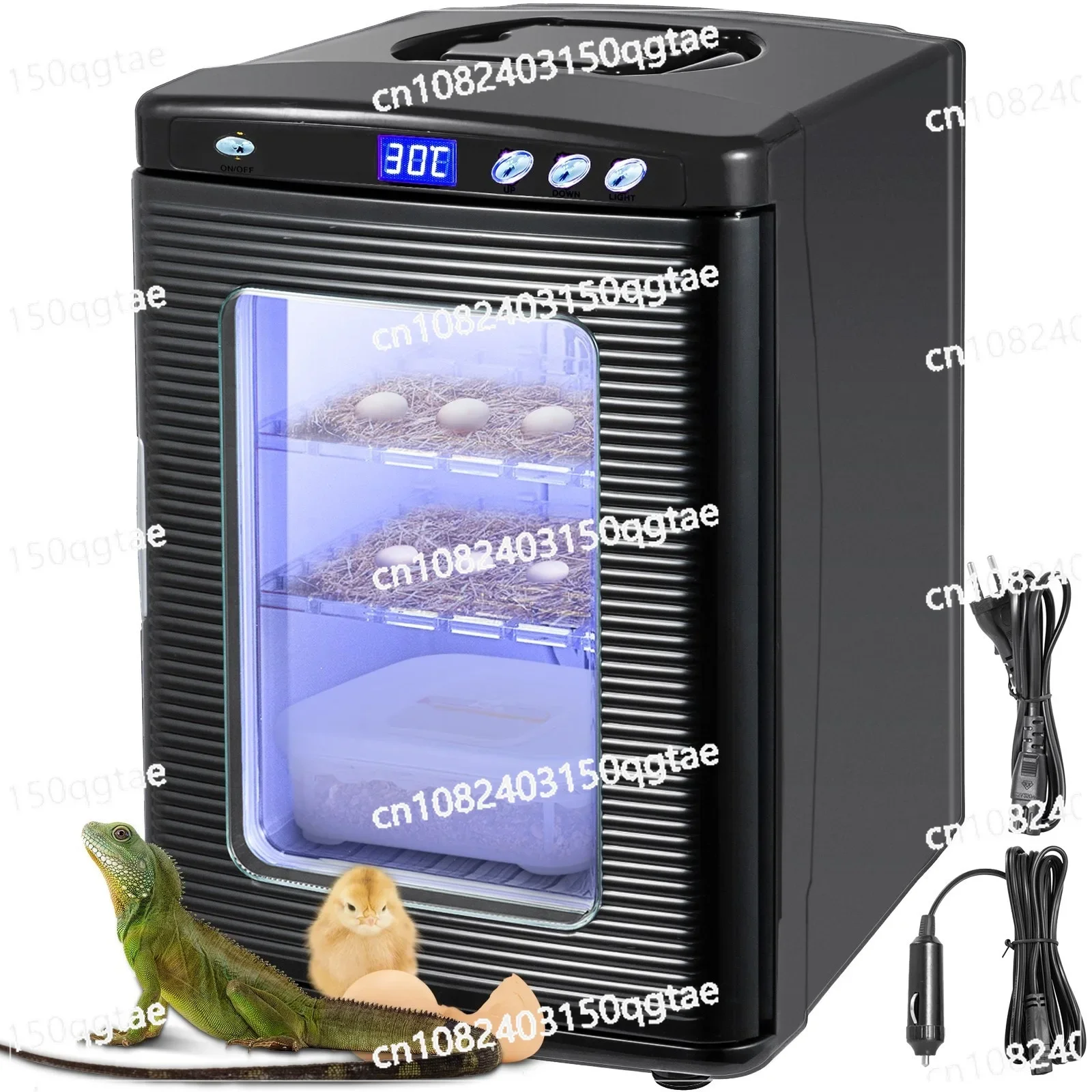 

25L Reptile Incubator Digital Egg Incubator Scientific Lab Incubator Cooling and Heating 5-60°C Work for Small Reptiles