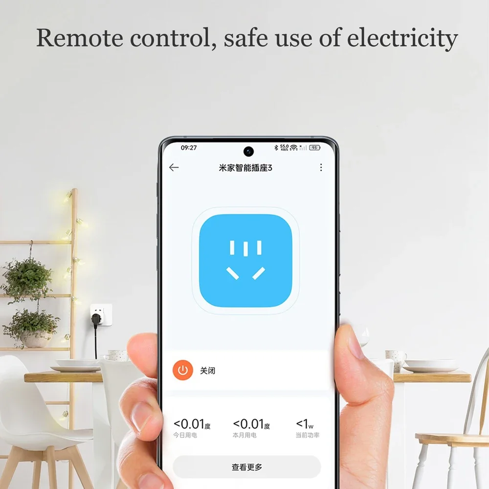 Xiaomi Mijia inteligentne gniazdo 3 WIFI wersja statystyki zasilania bezprzewodowy zdalny adapter włącza się do pracy z aplikacją Mi home