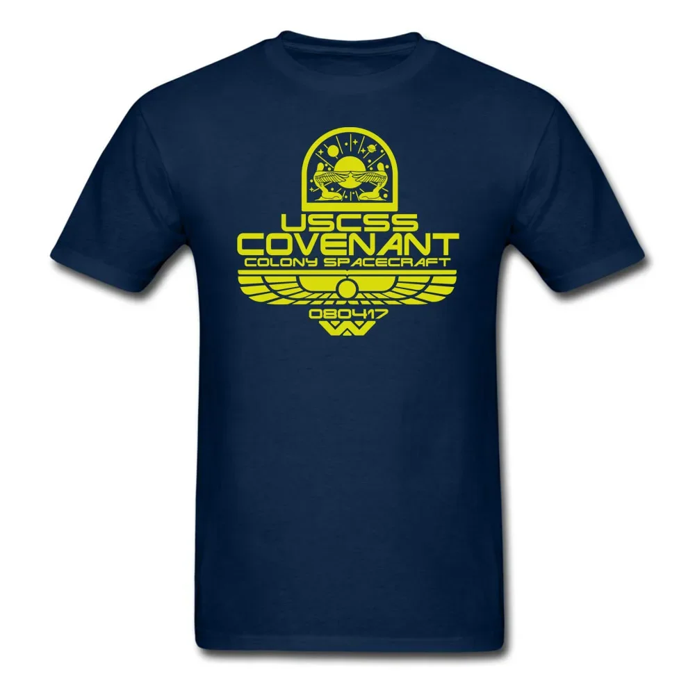 Camiseta casual de manga curta masculina, 100% algodão com gola O, alienígena, Weyland, Yutani, USBATH, 080417, verão