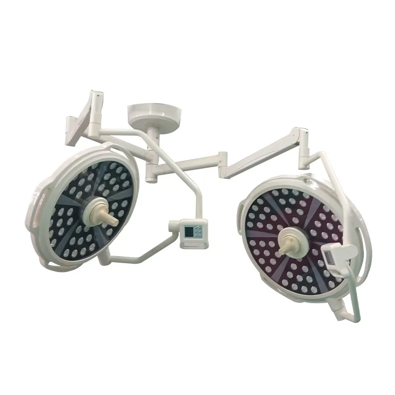 YDE 700 500Ceiling Double Head Shadowless LED Operation Theater Lamp Import Arm Operating Lamp