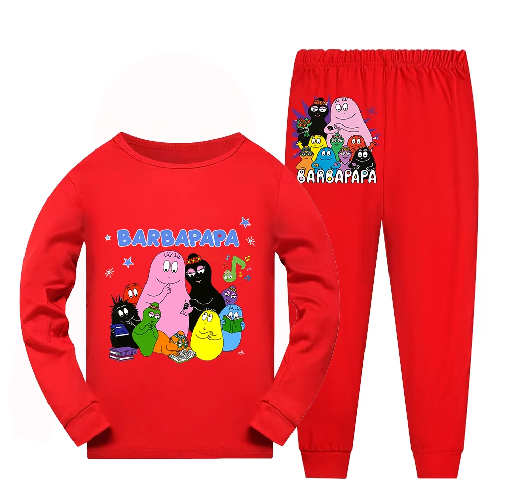 Barbapapa, ropa de dormir de verano para niños, pijamas para niñas, ropa para niños, ropa de casa para niños, ropa para niñas