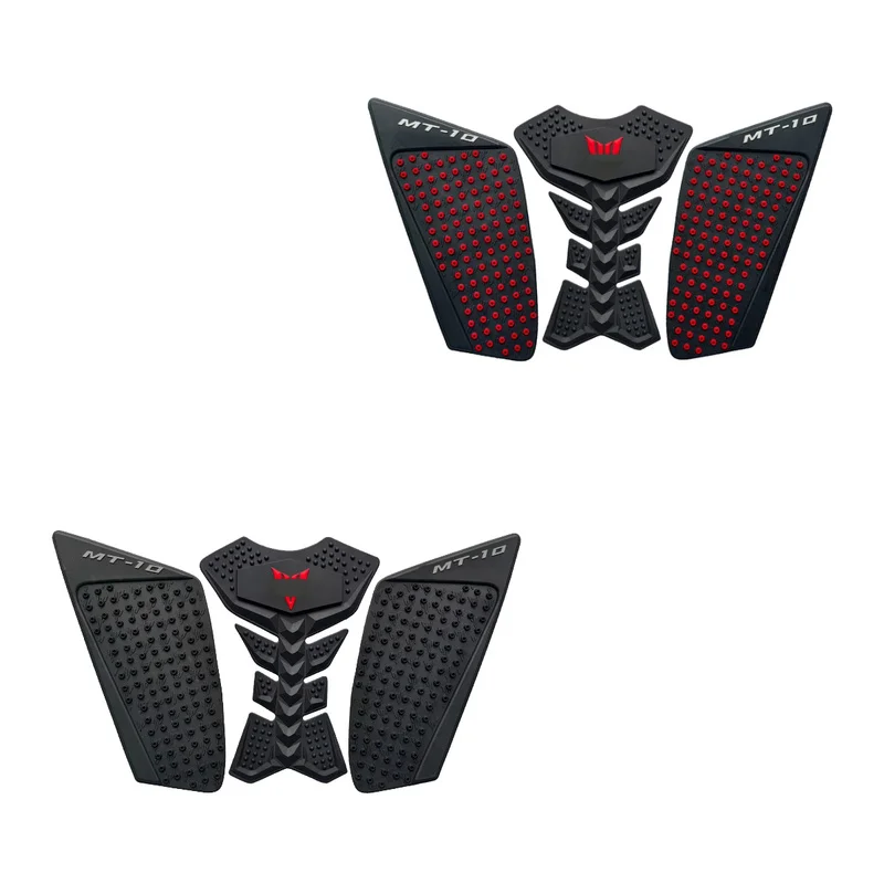 For Yamaha MT-10 FZ-10 MT-10SP MT10 FZ10 2016-2026 Motorcycle Non-Slip Stickers Rubber Tank Pad Side Tank Pad Knee Protector Pad