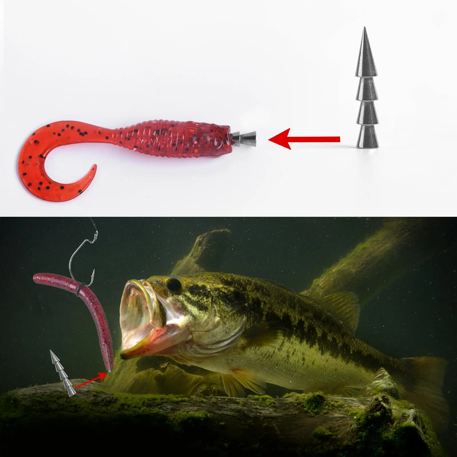 

Goture, 25 шт./кор., вольфрамовое рыболовное грузило, грузило для ногтей, вставка, грузила для рыбалки, дурацкие мягкие черви, аксессуары для рыболовных приманок