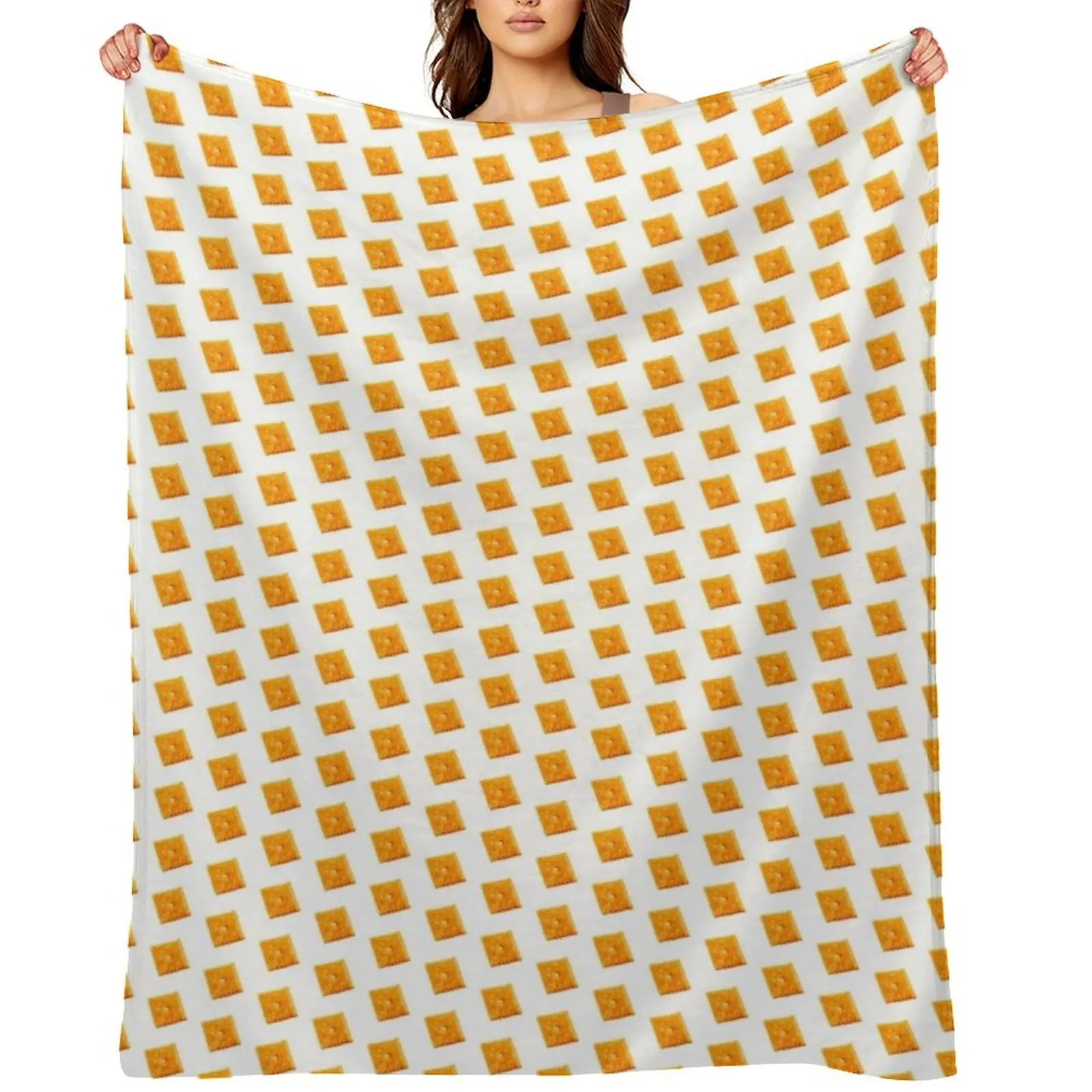 

Cheez-It Throw Blanket Cute Plaid bed plaid Hairys Sofa Throw Blankets