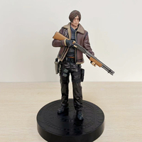 33cm Resident Evil Leon S. Kennedy GK PVC Action Figure Biohazard Game Leon Anime Figure Statue Model Toys Collection Doll Gift