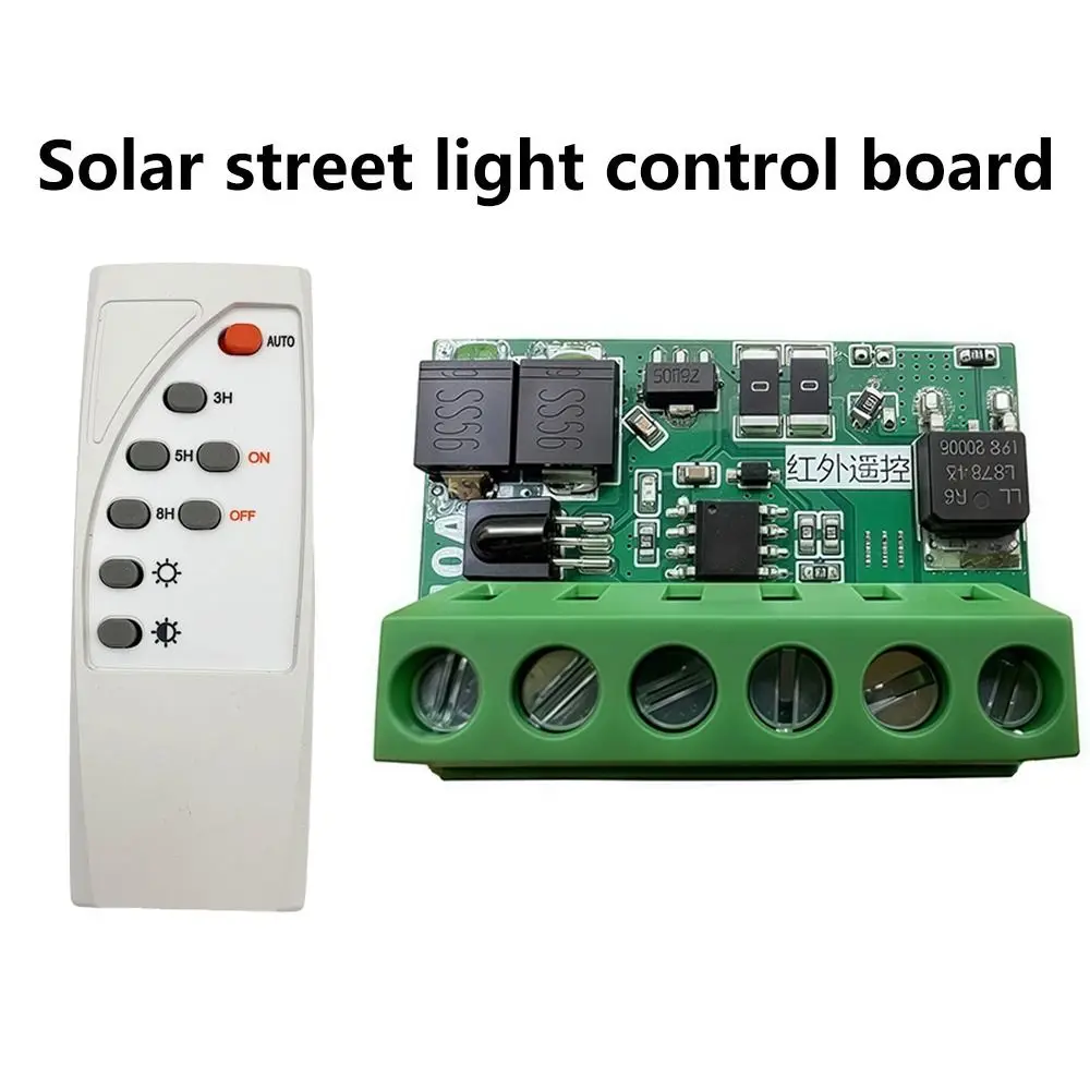 Remote Control Function Solar Street Light Control Circuit Board DC 6-45V Fully Automatic LED Controller Board Auto On Off