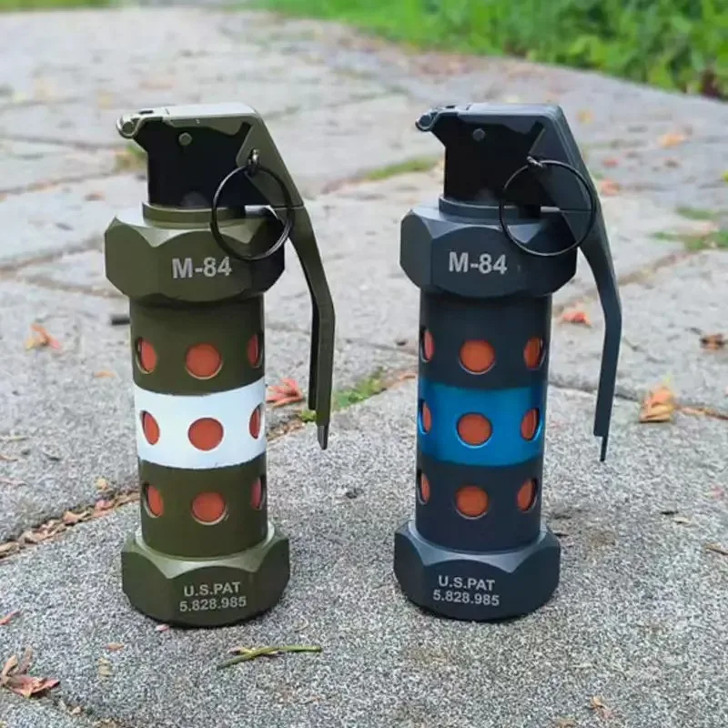 Tactical M84 Dummy Grenade Model Strobe LED Survival Light Outdoor Camping Lighting Imitation Prop Military Cosplay Gear CS Game view 4
