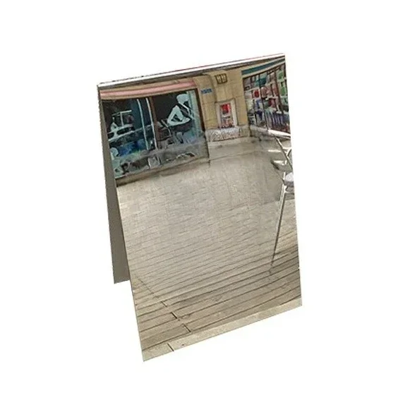 Floor stainless steel logo board, standing Internet celebrity photo mirror, billboard, clothing store entrance