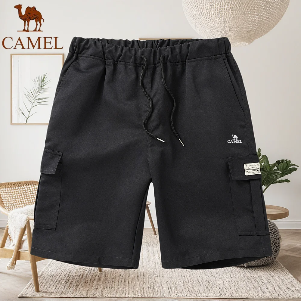 

Мужские шорты для спецодежды CAMEL, модные повседневные шорты, шорты для бега, уличные, туристические, карманы, прочные удобные ткани