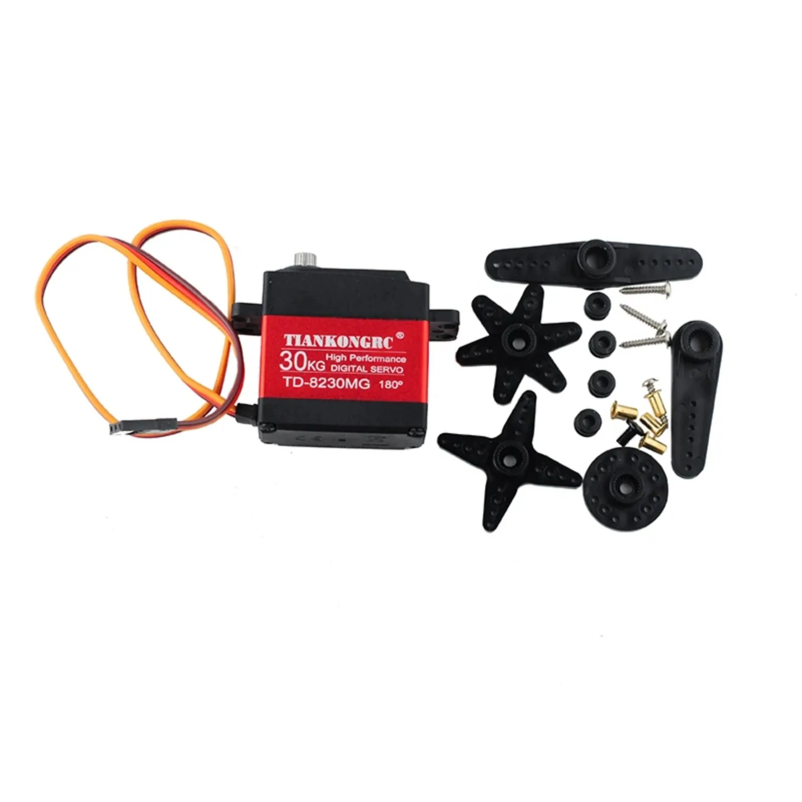 TD-8230MG digitale servo 30 kg hoog koppel 360 °   Metalen tandwiel met continue rotatie voor robot/auto/drone