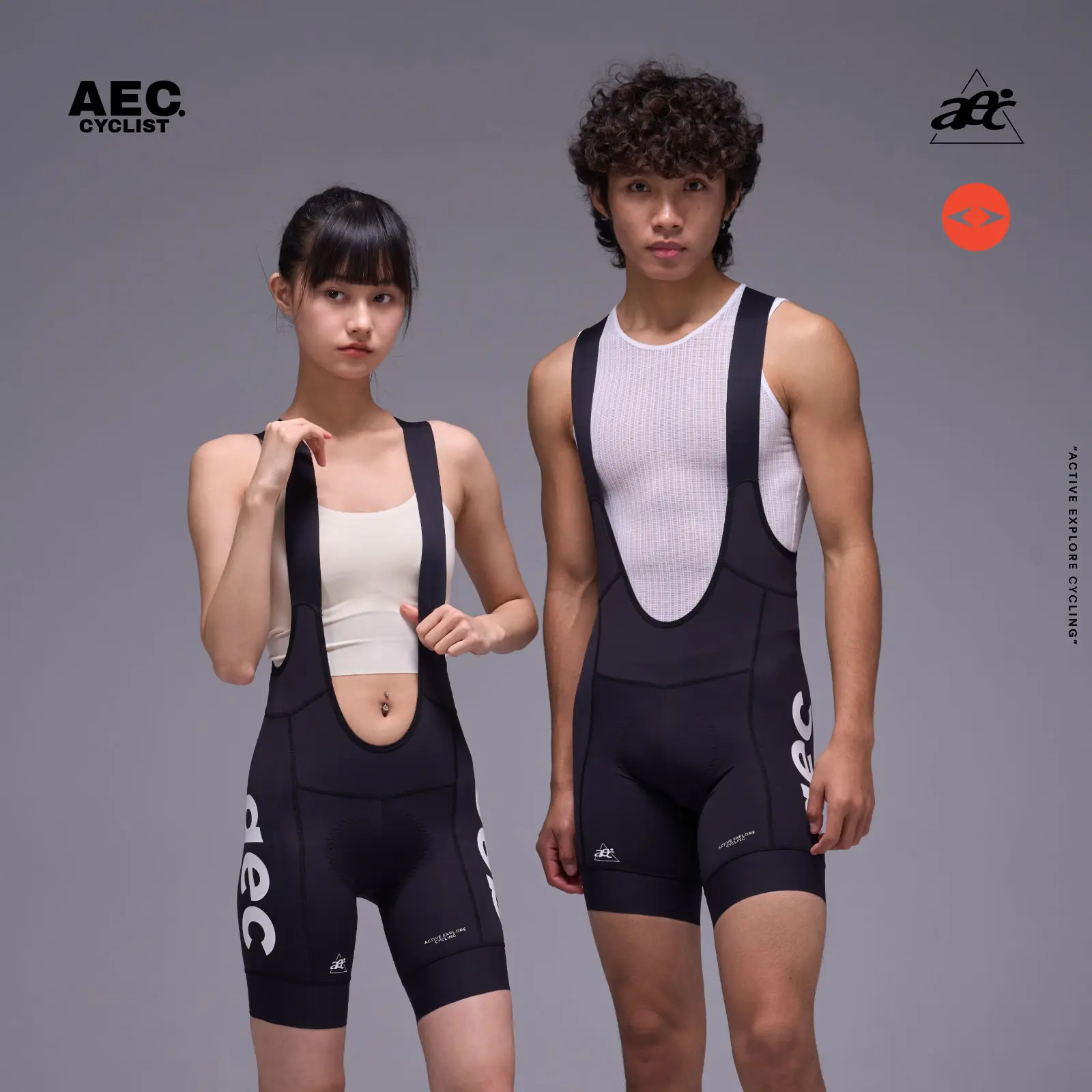 

AEC Cycling Bibs Men Women's Shorts Italy Elastic Interface Padded 7 Hours Riding Short Bibs High Elastic Tight MTB Clothing