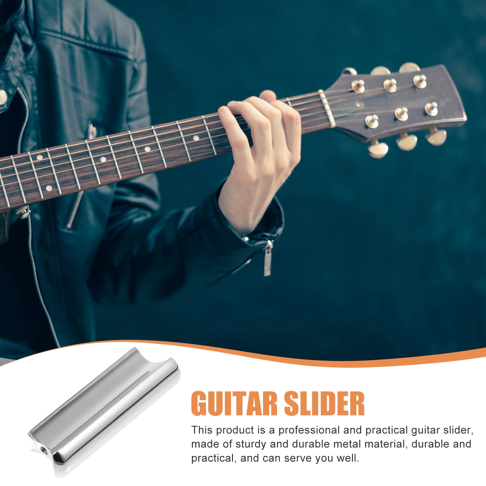 

Guitar Slider Metal Bars Sound Accessory Practical Zinc Alloy Firm Supply