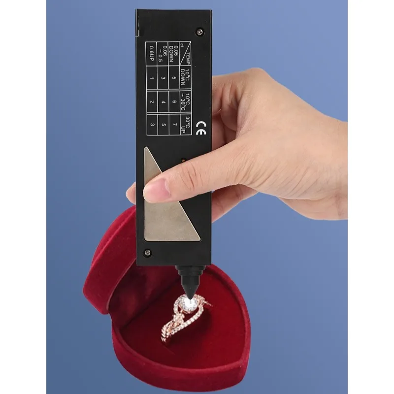 Portable Diamond Tester Pen Thermal Conductivity Hardness Detector for Diamond Jadeite Gemstone True False Identification
