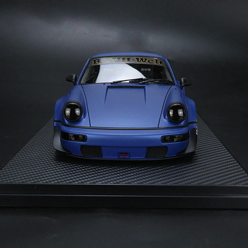 IG 1:18 wide body modified RWB 964 resin car model high-end gift ornaments