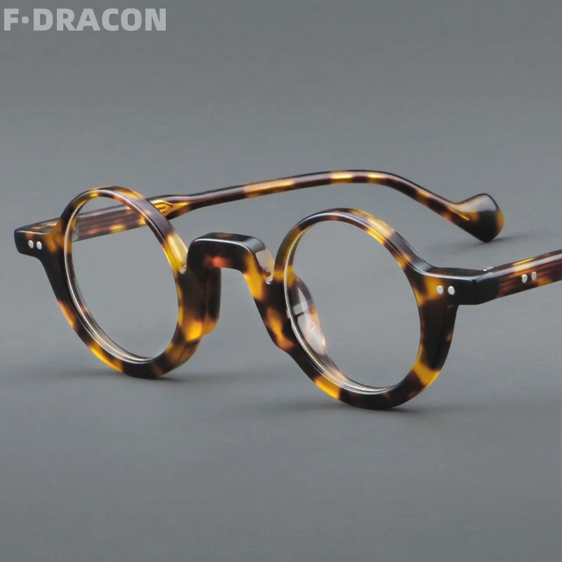 

Board Eyeglass Frame Retro Round Men's And Women's Eyeglass Frames Personalized Advanced Photosensitive Prescription Frame 23202