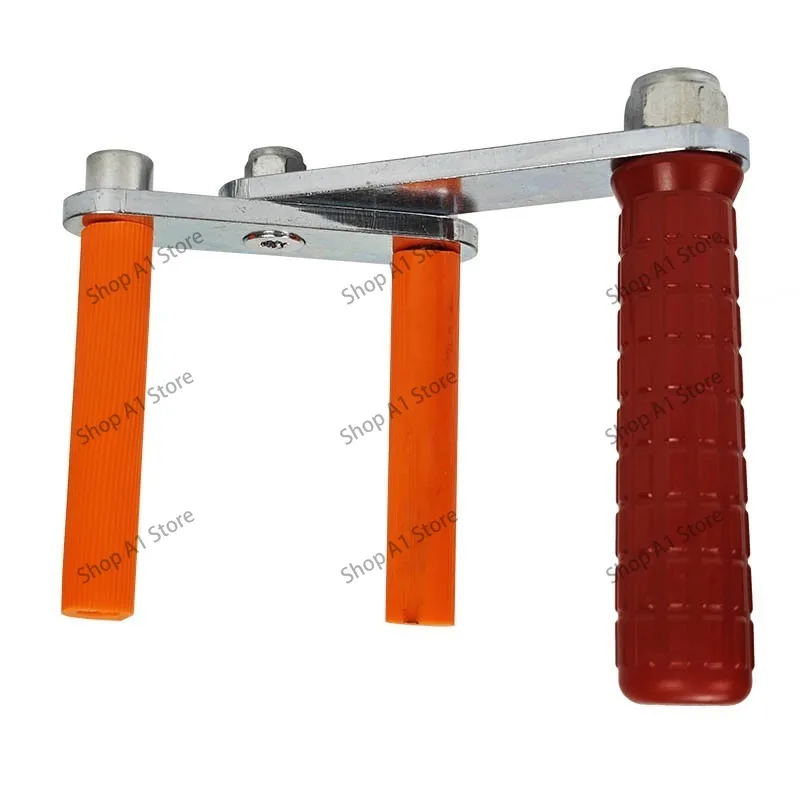 Drywall Lifter, Panel Carrier for Wood Board, Glass, Density Board & Tile, 3-Clamp Hand Carry Moving Tool