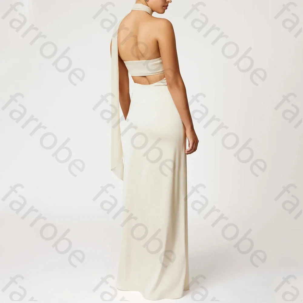 Vestido elegante y Sexy personalizado, vestido crema, vestidos de noche acampanados, ocasión Formal exquisita, vestido de fiesta de graduación de alta calidad para mujer