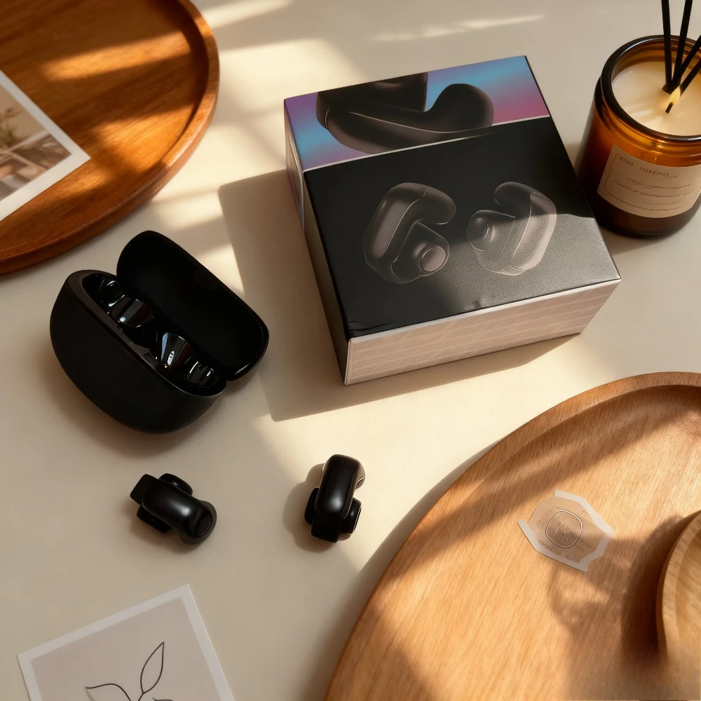 

New High Beauty Mini V12 Earclip Open Earphones Wireless Bluetooth Music Sports Game Live Earphones