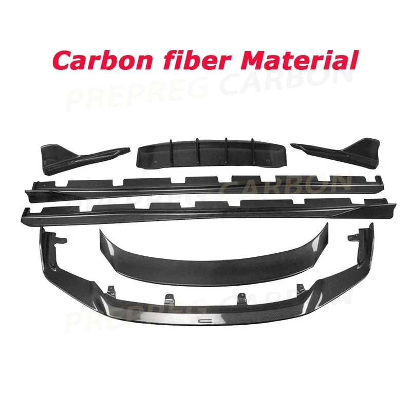 Carbon Fiber Front Bumper Lip Spoiler Protector IS300 IS350 IS F Sport 4-Door Sedan 2017-2019