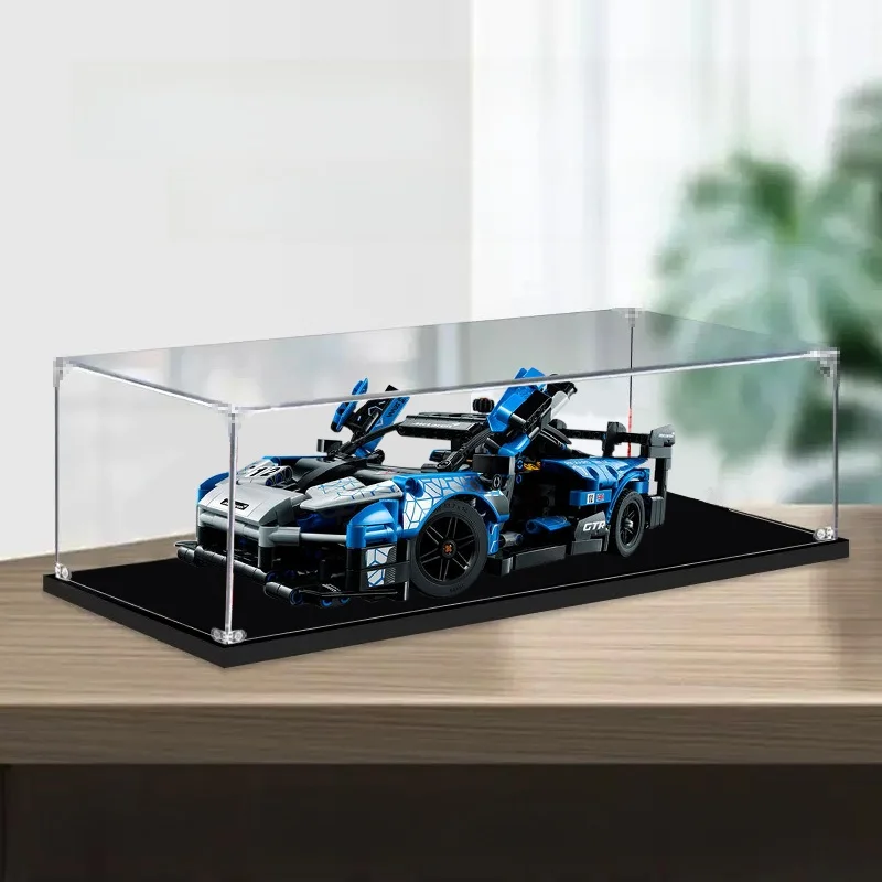 透明アクリルディスプレイボックスダストカバーレゴ-4223-マクラーレン-セナ-gtr-モデルショーケース保護カバーエンターテイメント用
